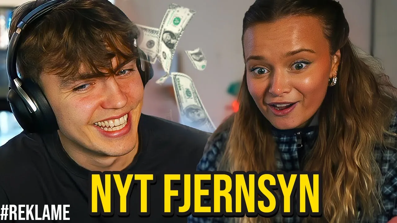 Overrasker Sofie Med Et Nyt Fjernsyn!