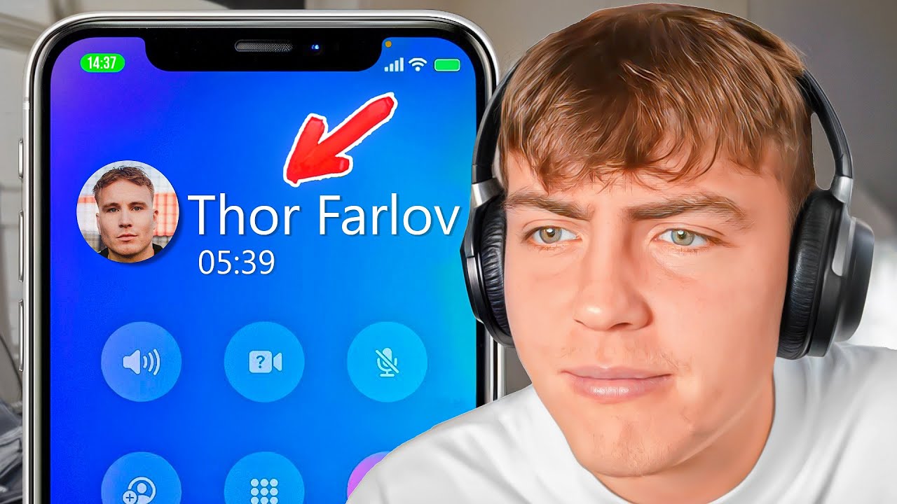 Thor Farlov Ringede Mens Jeg Var Live!