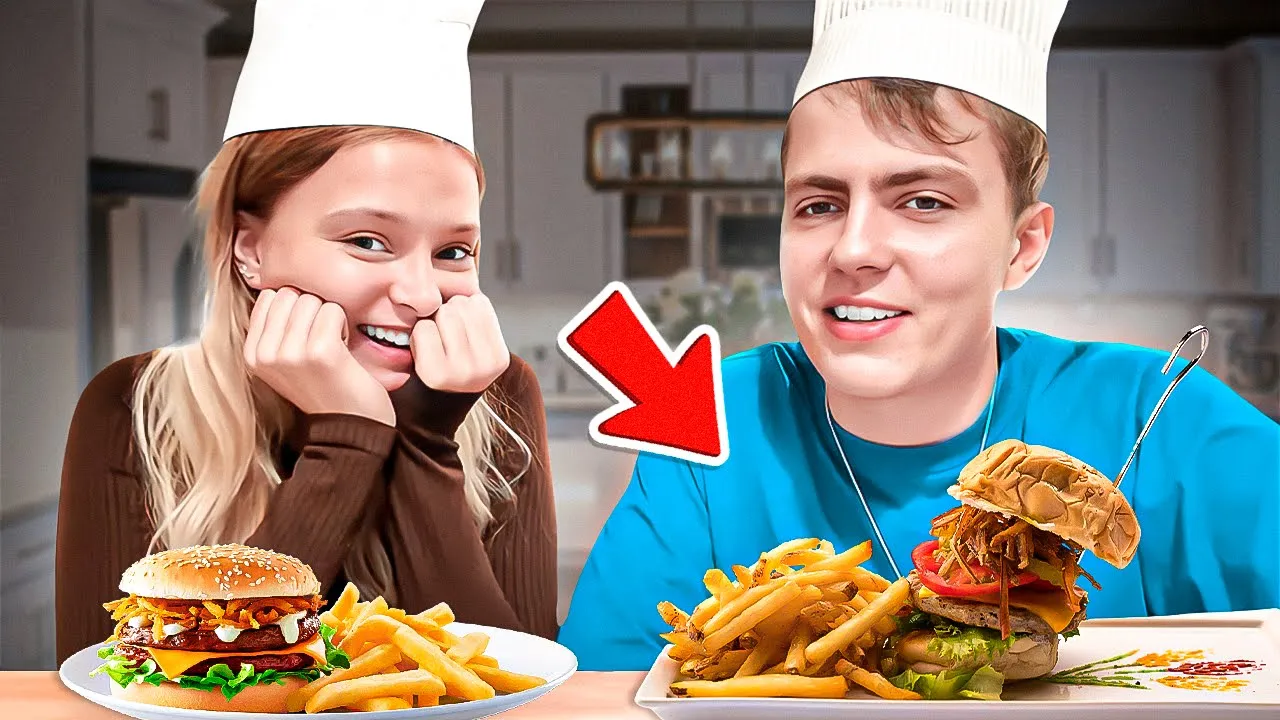 Min Kæreste og Jeg Laver Burger!