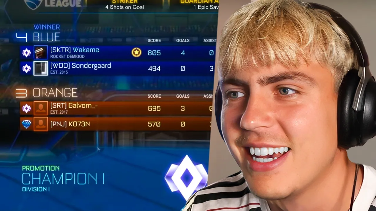 JEG RAMTE CHAMPION I ROCKET LEAGUE ALENE