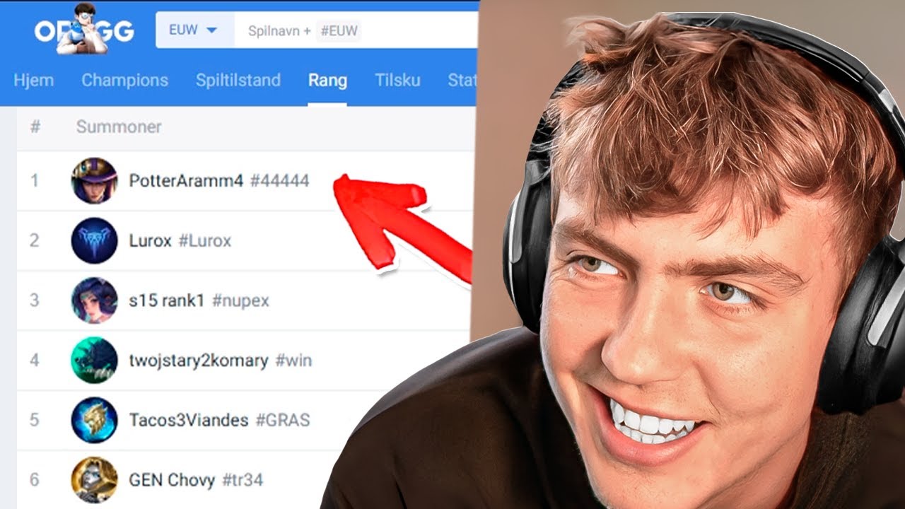 Jeg Ramte Rank 1 Første Dag af Sæsonen