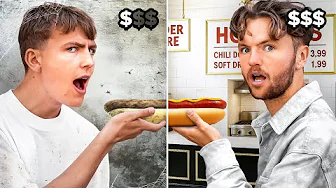 37 kr vs 85 kr Hotdog