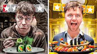 100 vs 1.000 kr Sushi