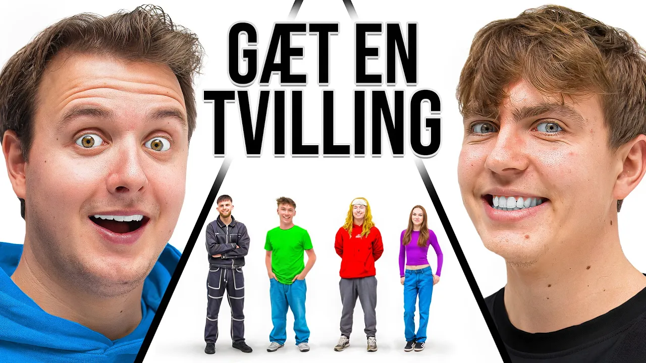 Gæt Den Rigtige Tvilling ft Kender du det