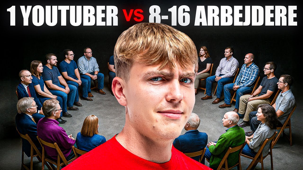 1 YouTuber vs 8-16 Arbejdere