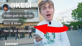 Kesi Fik Mig Backstage til Distortion