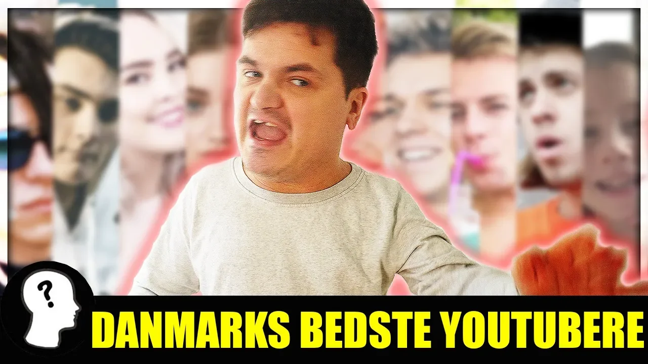TOP 10 Bedste Danske YouTubere