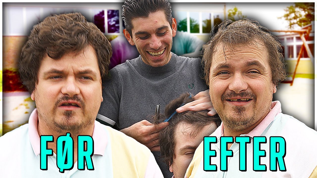 HAN SMADREDE MIT HÅR