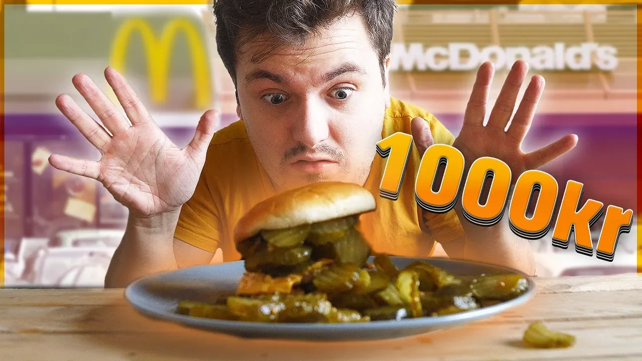 SPISER 400 MCDONALDS PICKLES !