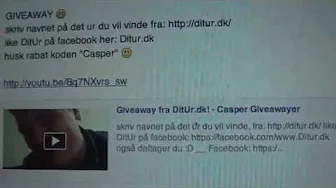 Vinderen af DitUr.dk Giveaway! - Casper Giveawayer