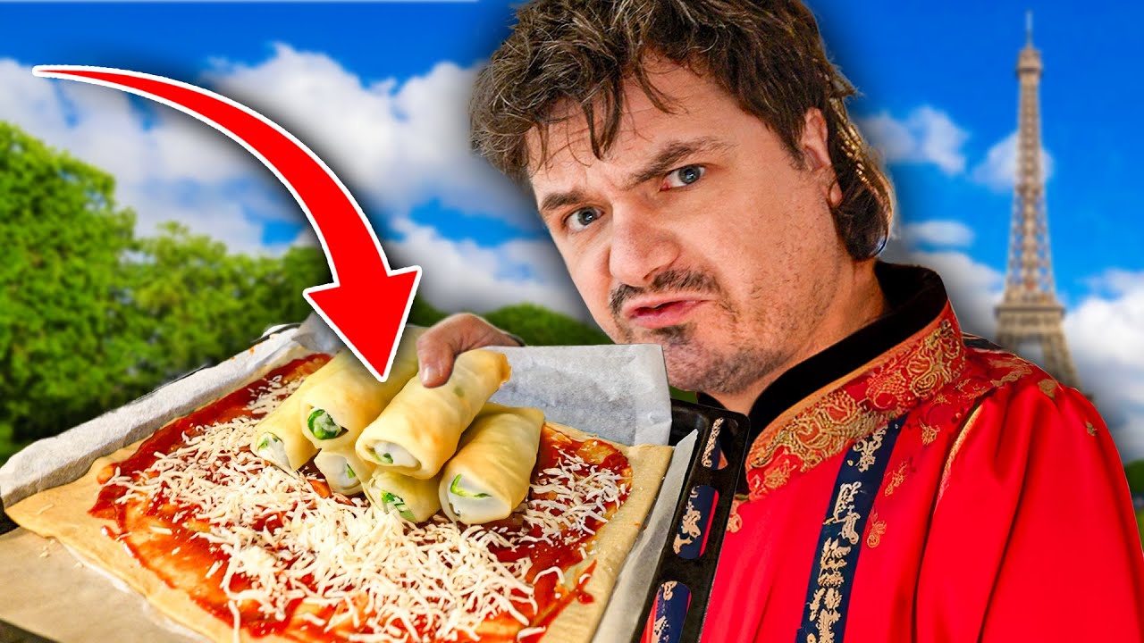 Pizza med Forårsruller | Caspers Køkken