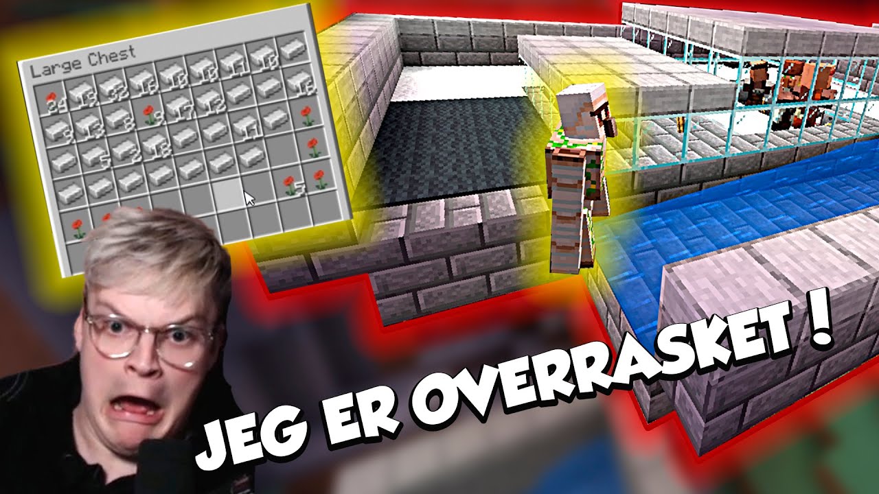 LOOT FRA 1 TIME I MIN IRON FARM - Minecraft: Ep 46