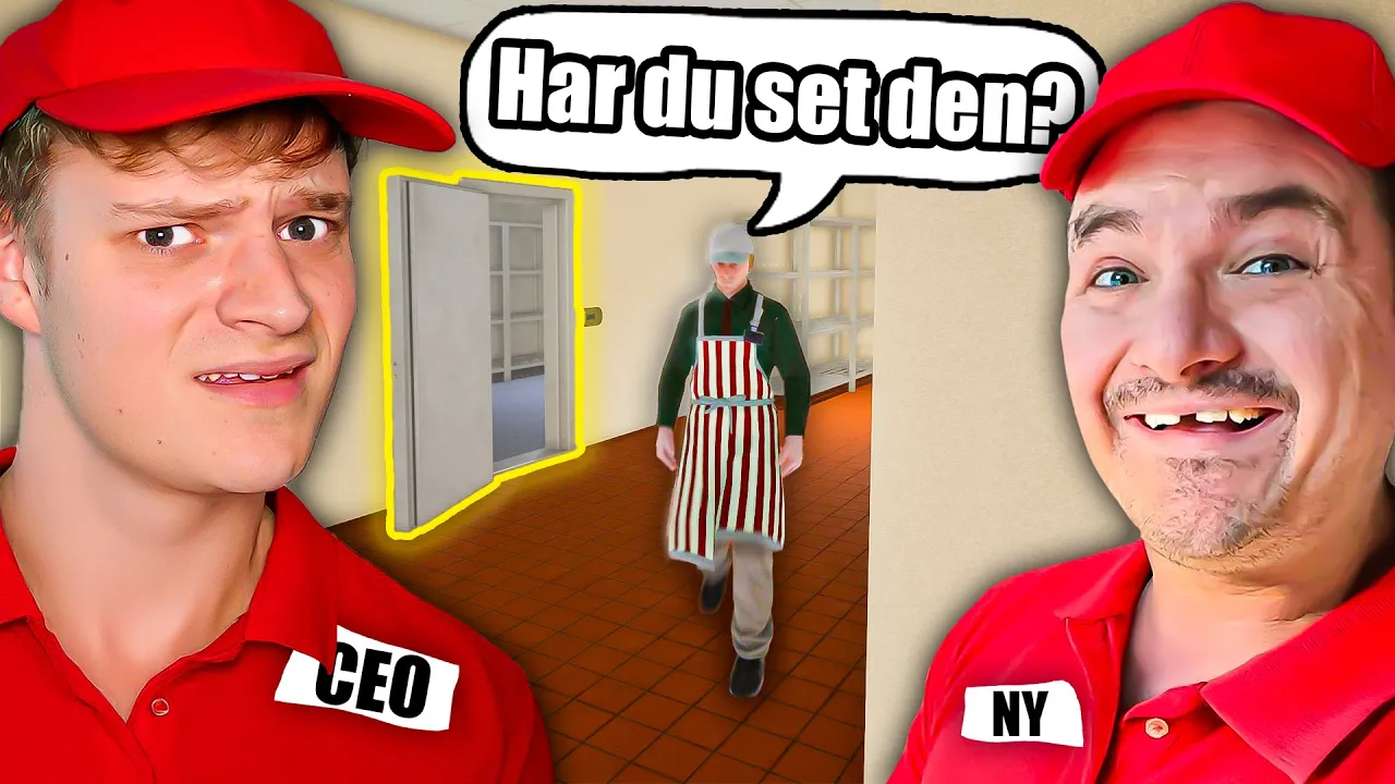 Cap PRANKER mig i burgerbaren..