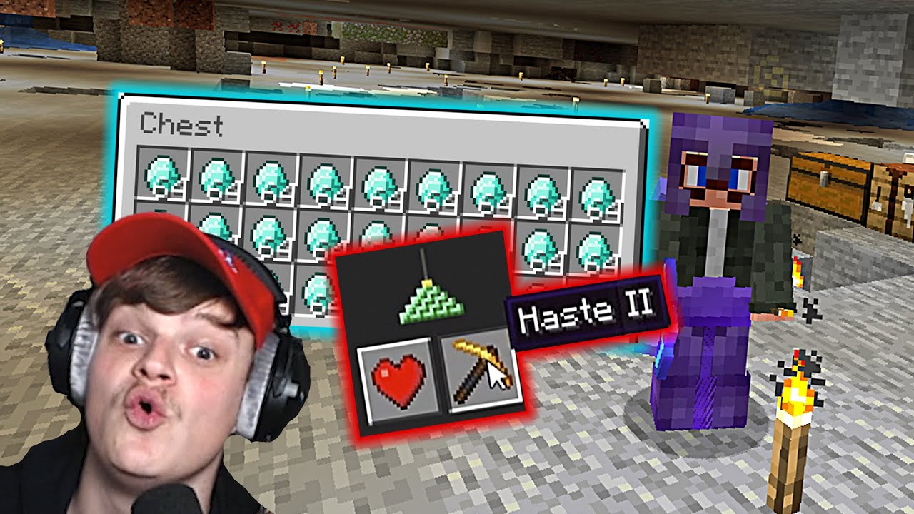 Miner efter DIAMONDS med min beacon - Minecraft: ep 87