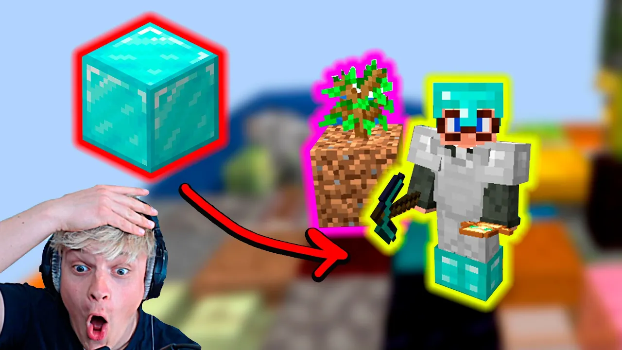 VI FIK DET BEDSTE VI KUNNE FÅ! (one block survival)