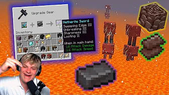 MINE FØRSTE NETHERITE TOOLS - Minecraft: ep 69