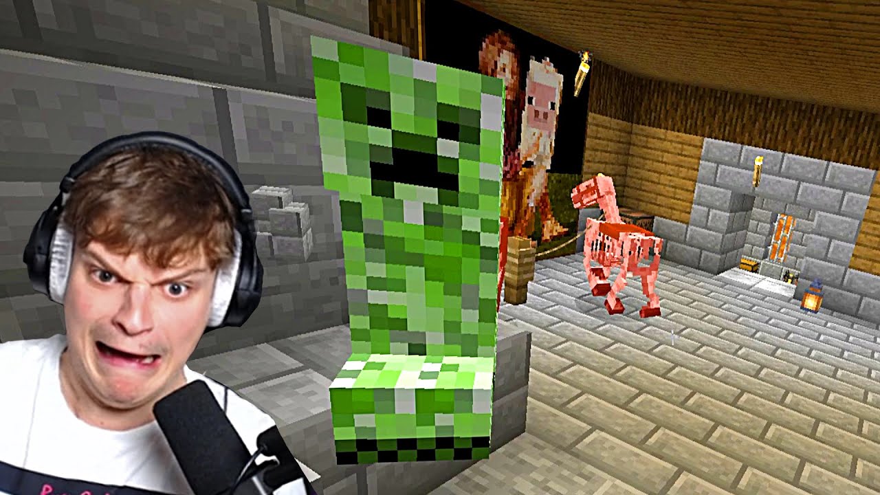 En creeper sprang ved mine kister.. IGEN.. - Minecraft: ep 86
