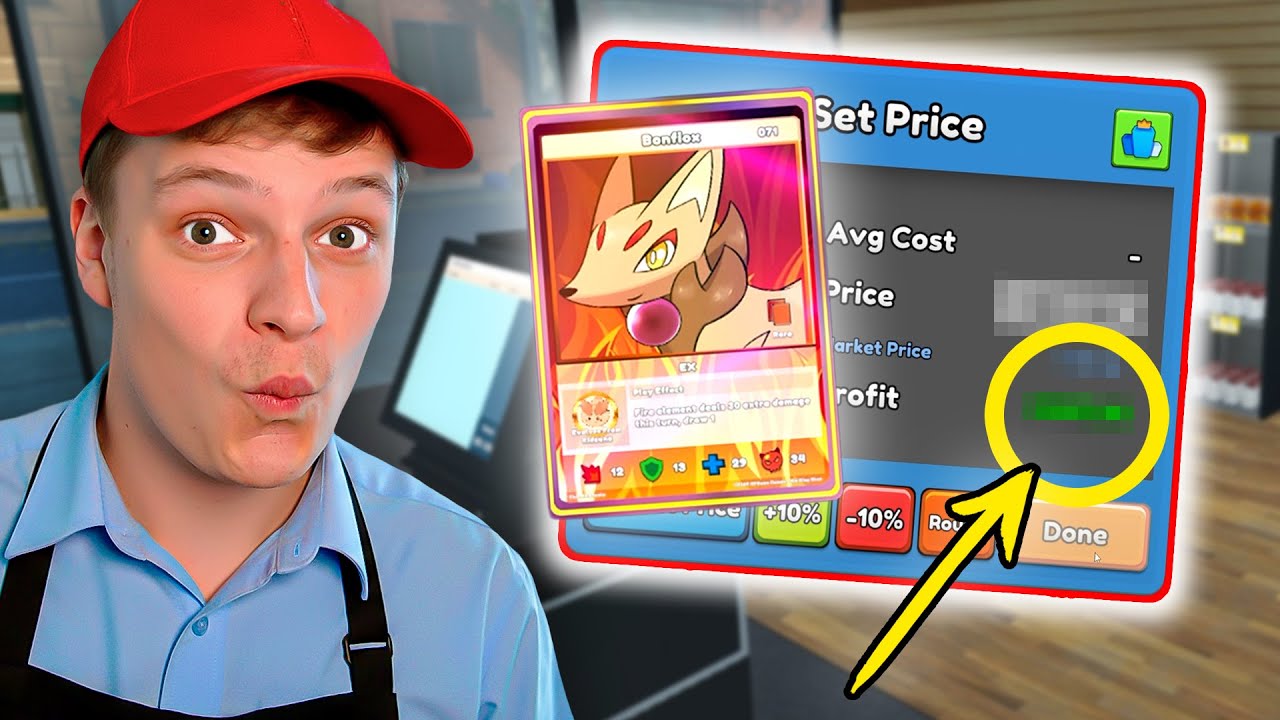 Tjener kassen på mine kort