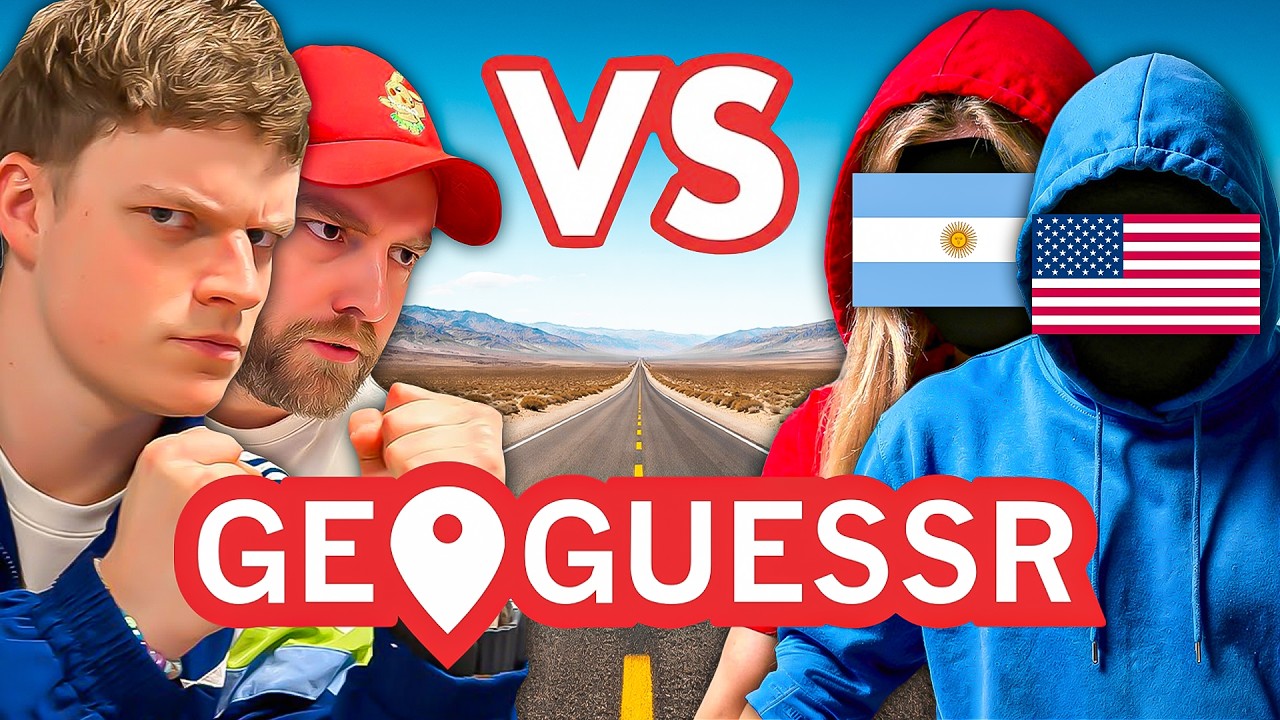Tiv og jeg mod resten af verden i GeoGuessr