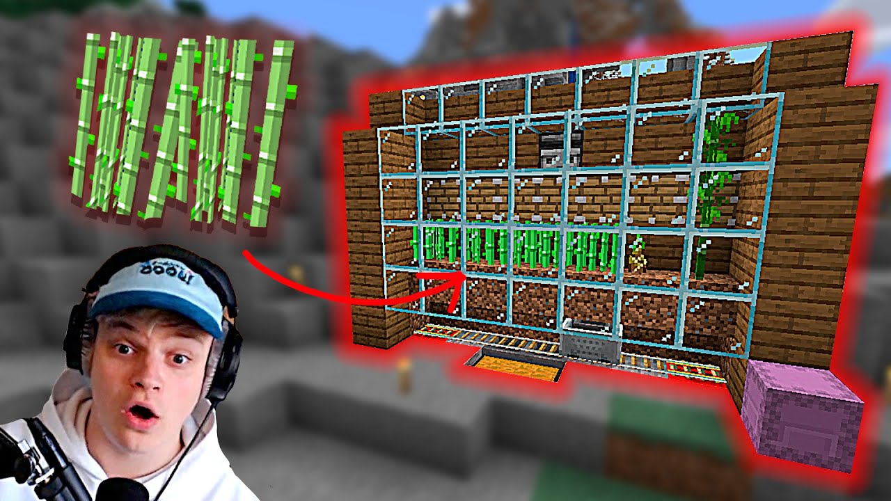 NEM AUTOMATISK SUGARCANE FARM! - Minecraft: Ep 39