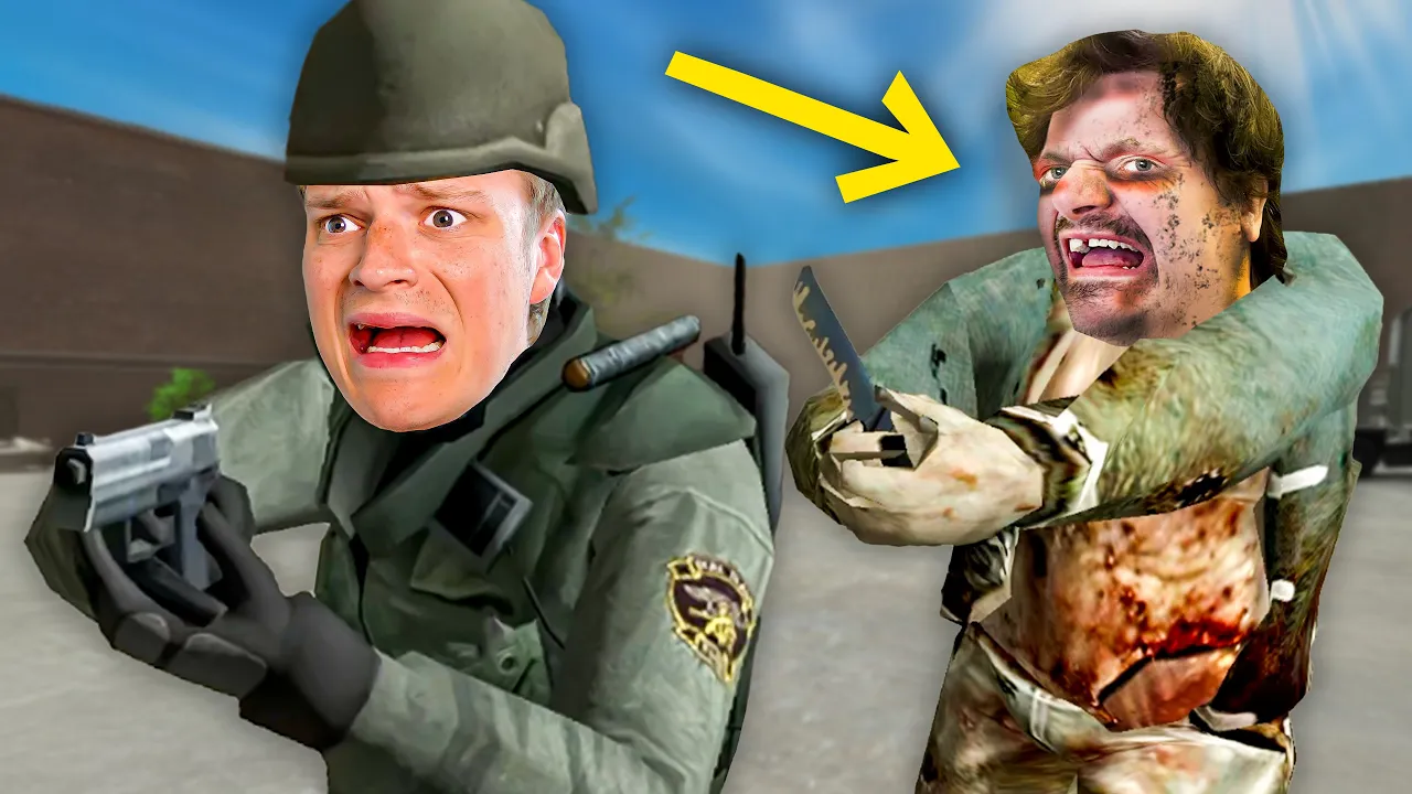 Cap og jeg spiller ZOMBIE MODE i CS