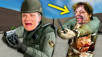 Cap og jeg spiller ZOMBIE MODE i CS