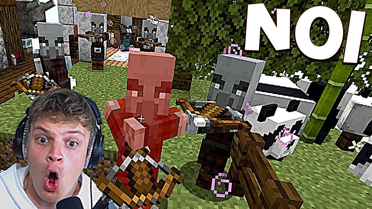 KÆMPE RAID I SKYERNE - Minecraft, men med 1 block: ep 4