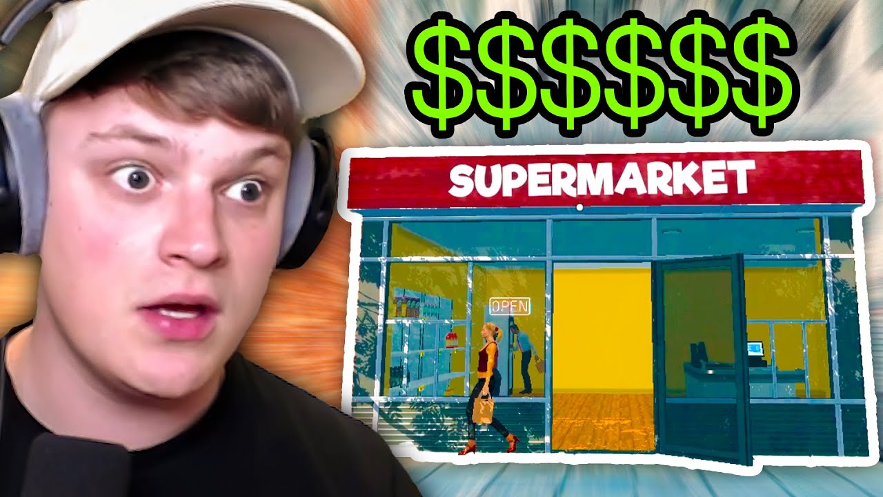 JEG ÅBNER MIN EGEN BUTIK! - Supermarket Simulator