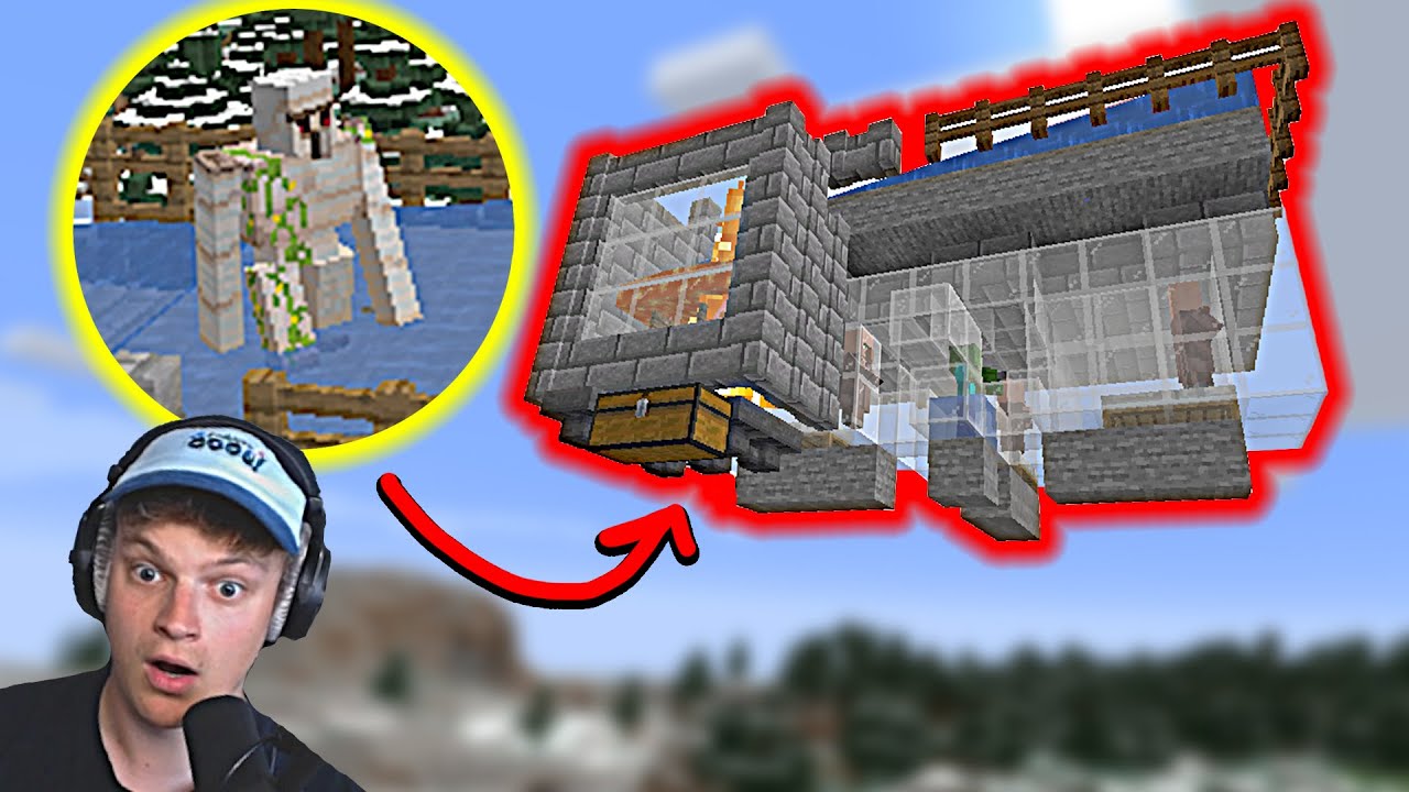 BYGGER EN NY OG BEDRE IRON FARM - Minecraft: ep 75