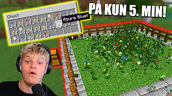 BYGGER DEN VILDESTE BLOMSTER FARM - Minecraft: ep 66