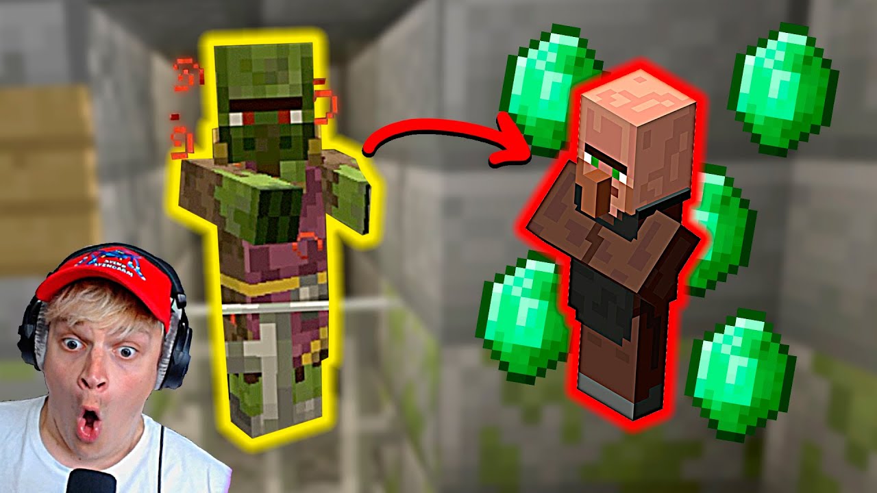 LAVER EN ZOMBIE OM TIL EN VILLAGER - Minecraft: Ep 52