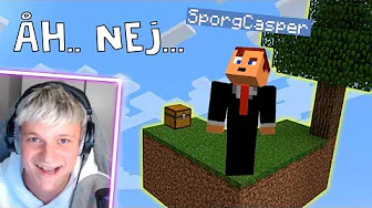 SKYBLOCK MED SPØRG CASPER