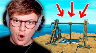 KÆMPE UPGRADE til min tømmerflåde! - Raft (alene): Ep 4