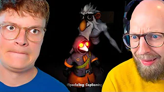 Cap bliver jagtet af en syg abe