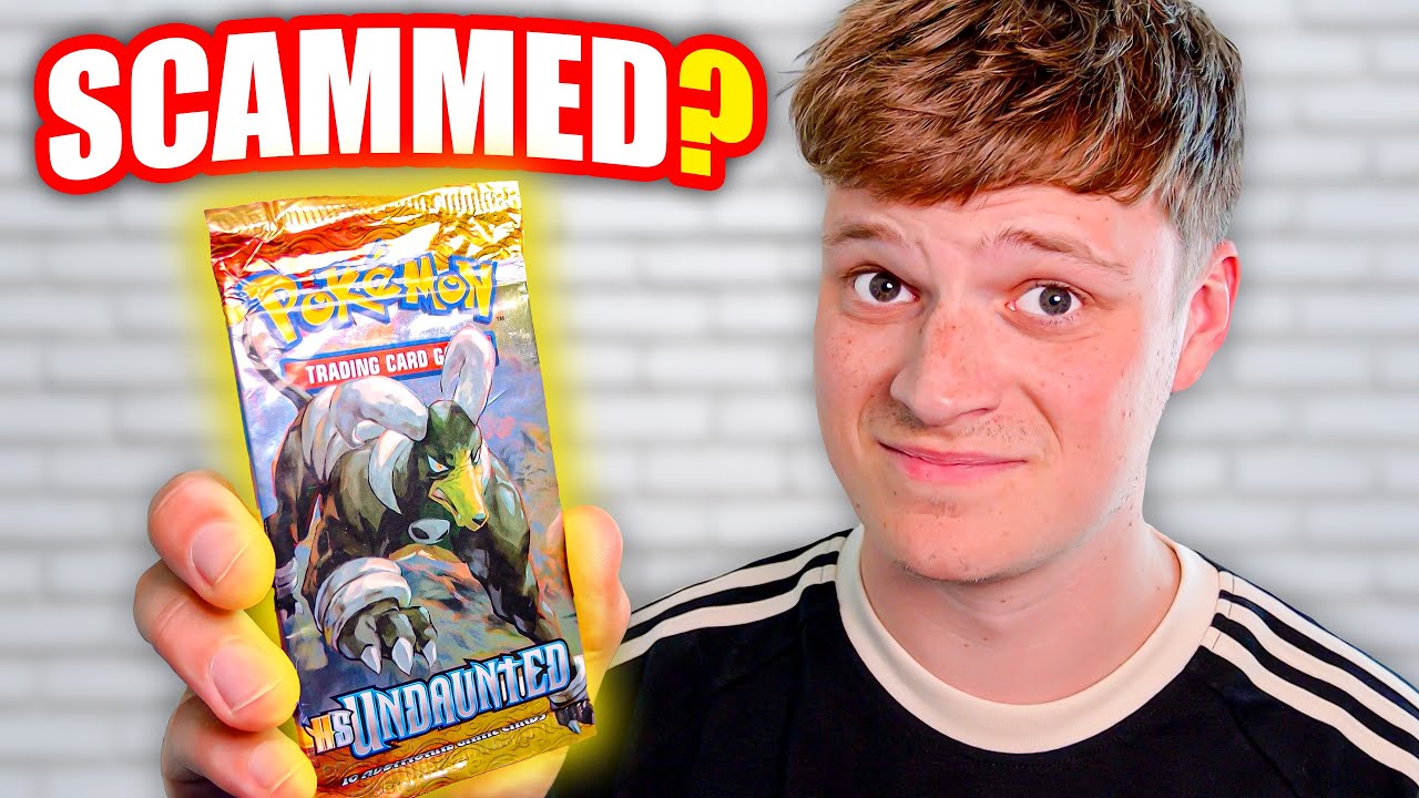 Åbner En Vintage Pokémon Booster Pack, Men...