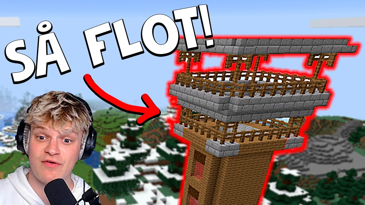 BYGGER MIT TÅRN FÆRDIGT - Minecraft: ep 65