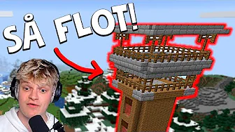 BYGGER MIT TÅRN FÆRDIGT - Minecraft: ep 65