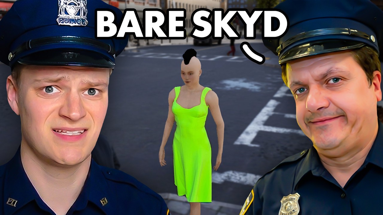 Cap og jeg får job i politiet