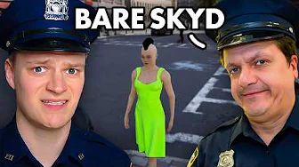 Cap og jeg får job i politiet