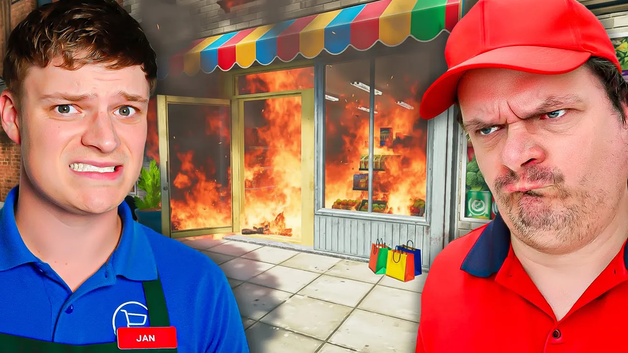 Cap og jeg åbnede et supermarked, og det endte i KAOS!