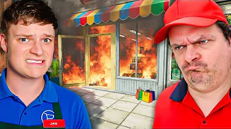 Cap og jeg åbnede et supermarked, og det endte i KAOS!