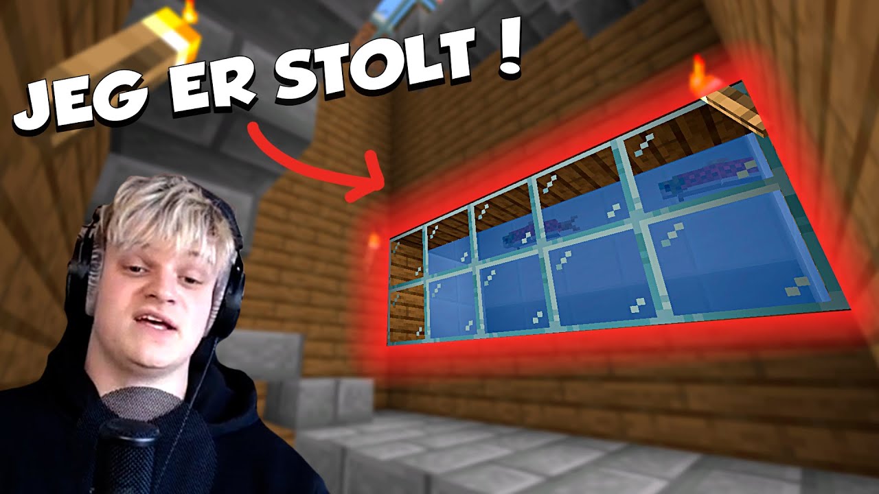 LAVER ET AKVARIE TIL HUSET - Minecraft: Ep 30