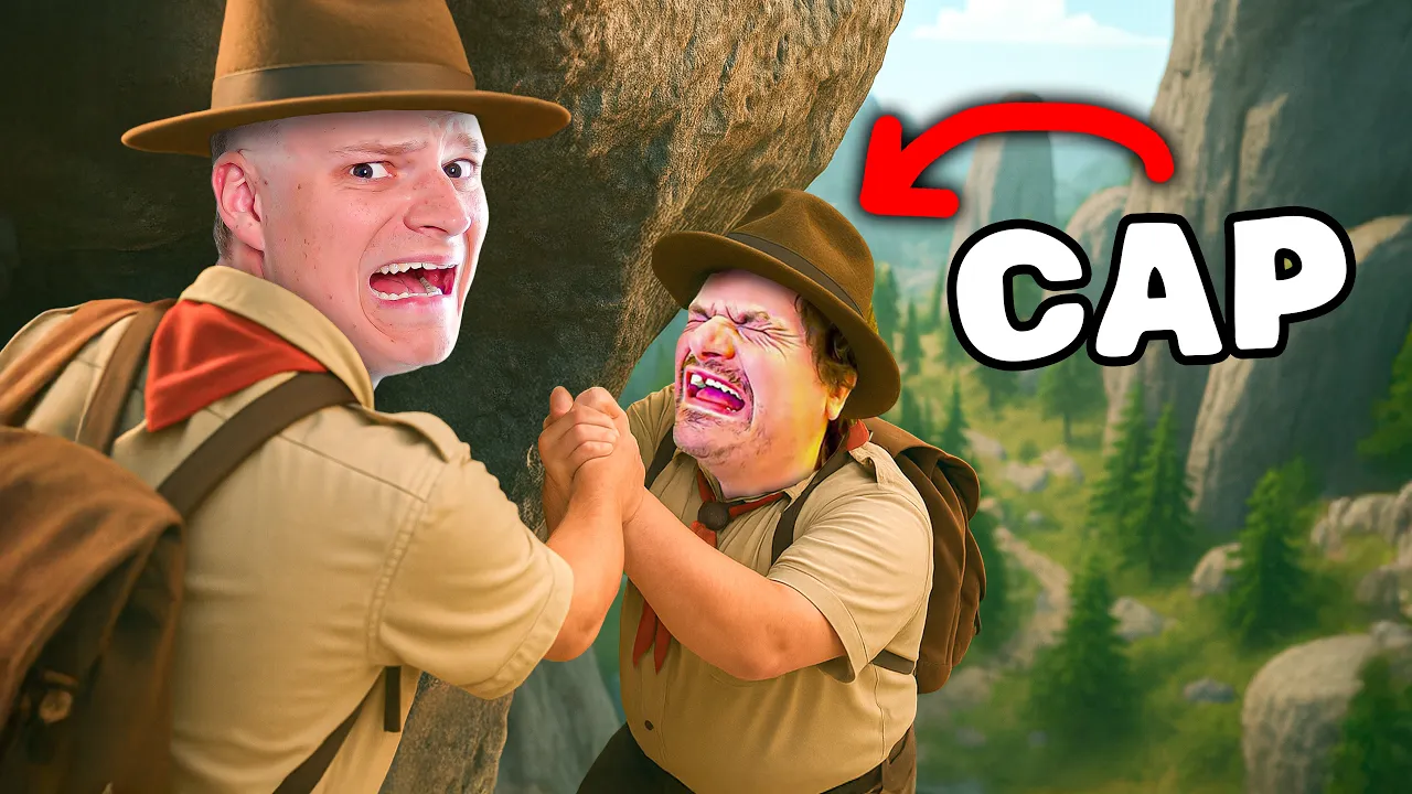 Spillet hvor vi skal klatre op af et bjerg