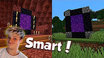 TELEPORTERER MED NETHER - Minecraft Ep: 7