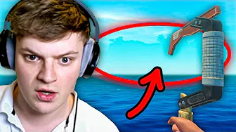 Finder en HEMMELIG KÆMPE Ø! - Raft (alene): Ep 2