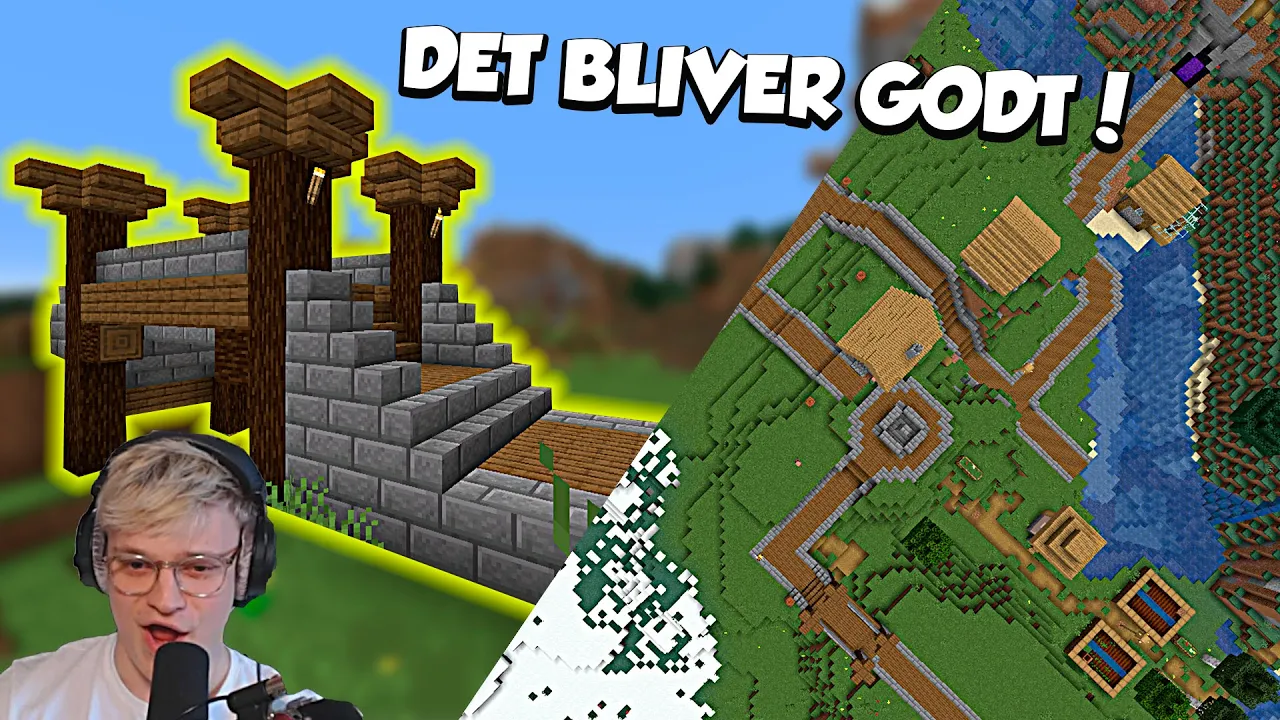 STARTER RENOVERINGEN PÅ MIN BY - Minecraft: Ep 47