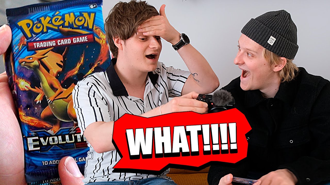 ÅBNER POKEMON KORT MED MIN LILLEBROR