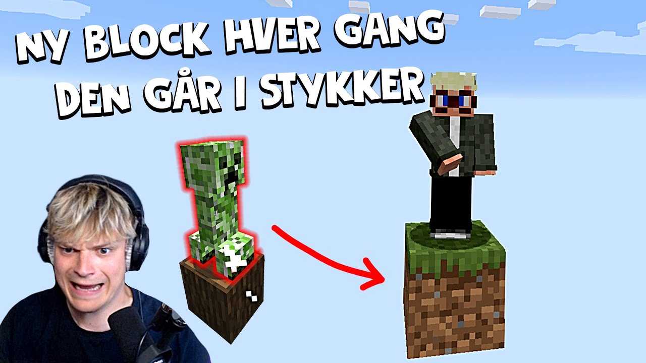 Minecraft, men der er kun 1 block.. - Ep 1