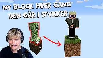 Minecraft, men der er kun 1 block.. - Ep 1
