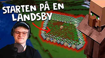 MIN FØRSTE VILLAGER FARM! - Minecraft: Ep 33